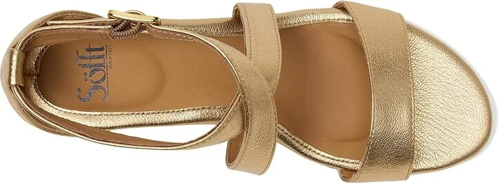Sofft Innis Women's Wedge Shoes Old Gold-Platino : 10 M (B), Leather - Image 2