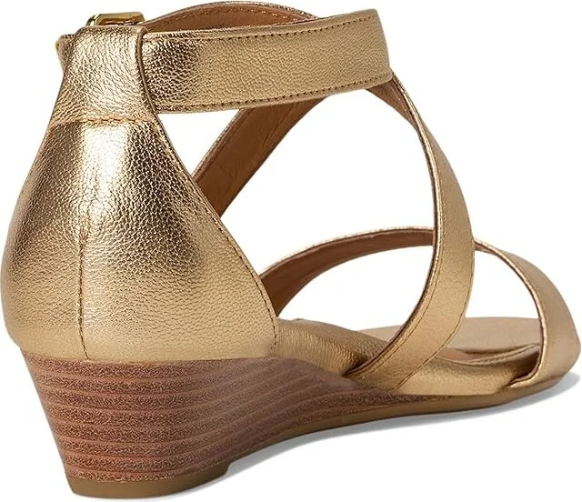 Sofft Innis Women's Wedge Shoes Old Gold-Platino : 10 M (B), Leather - Image 4