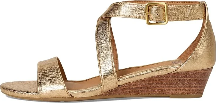 Sofft Innis Women's Wedge Shoes Old Gold-Platino : 10 M (B), Leather - Image 6