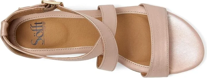 Sofft Innis Women's Wedge Shoes Rose Gold : 9 M (B), Leather/Suede - Image 2
