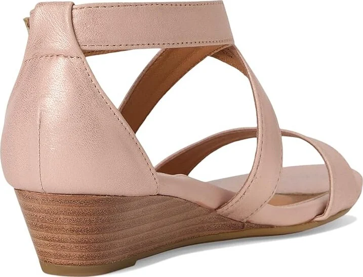 Sofft Innis Women's Wedge Shoes Rose Gold : 9 M (B), Leather/Suede - Image 4