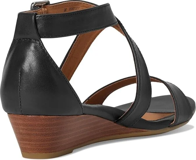 Sofft Innis Women's Wedge Shoes Sky Navy : 9.5 M (B), Leather - Image 4