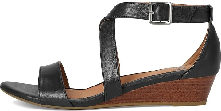 Sofft Innis Women's Wedge Shoes Sky Navy : 9.5 M (B), Leather - Image 6