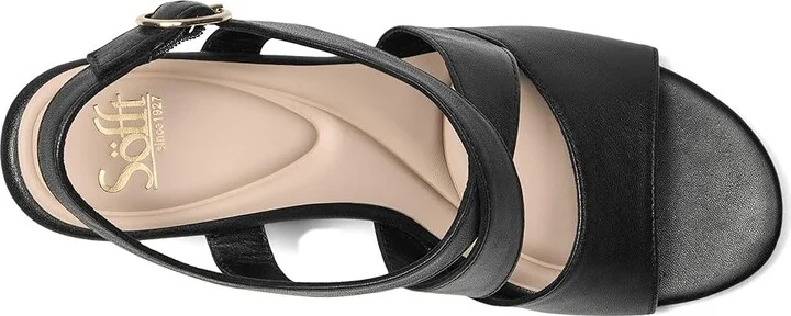 Sofft Jolene Women's Sandals Black Leather : 7.5 M (B), Leather/Suede - Image 2