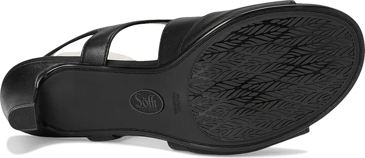 Sofft Jolene Women's Sandals Black Leather : 7.5 M (B), Leather/Suede - Image 3