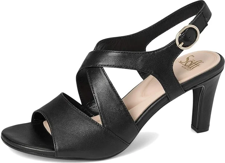 Sofft Jolene Women's Sandals Black Leather : 7.5 M (B), Leather/Suede - Image 5