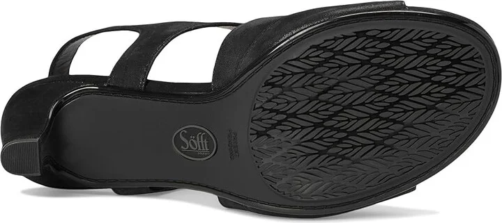 Sofft Jolene Women's Sandals Black Metallic : 6 M (B), Leather/Suede - Image 3