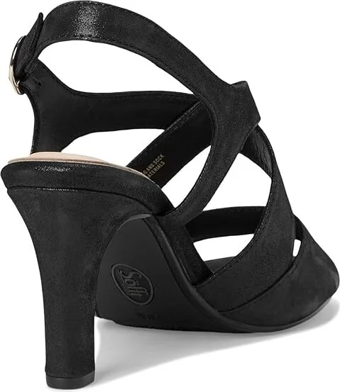 Sofft Jolene Women's Sandals Black Metallic : 6 M (B), Leather/Suede - Image 4