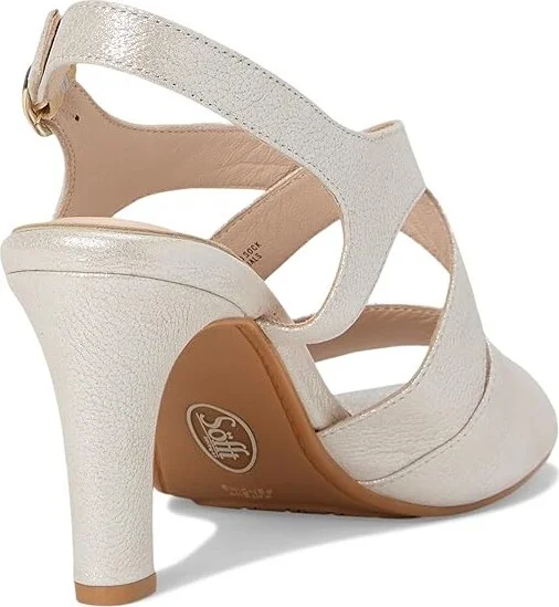 Sofft Jolene Women's Sandals Champagne Metallic : 8.5 M (B), Leather/Suede - Image 4