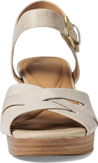 Sofft Lacie Women's Sandals Tapioca Grey : 6 M (B), Leather/Rubber - Image 2