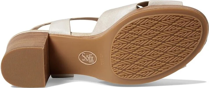 Sofft Lacie Women's Sandals Tapioca Grey : 6 M (B), Leather/Rubber - Image 3