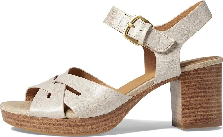 Sofft Lacie Women's Sandals Tapioca Grey : 6 M (B), Leather/Rubber - Image 5