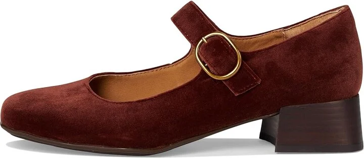 Sofft Laura High Women's Heels Brick Red : 6 M (B), Leather - Image 6
