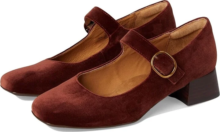 Sofft Laura High Women's Heels Brick Red : 6 M (B), Leather