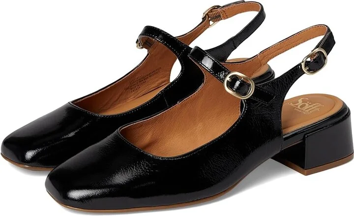 Sofft Leyla High Women's Heels Black Patent : 6.5 M (B), Leather/Rubber