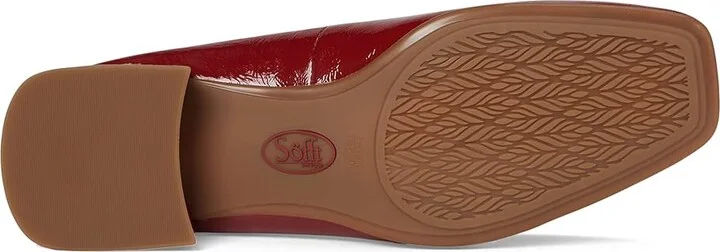 Sofft Lillian High Women's Heels Red : 8.5 M (B), Leather - Image 3