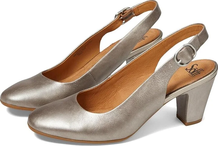 Sofft Lilly Women's Shoes Pewter Metallic : 11 M (B), Leather/Rubber