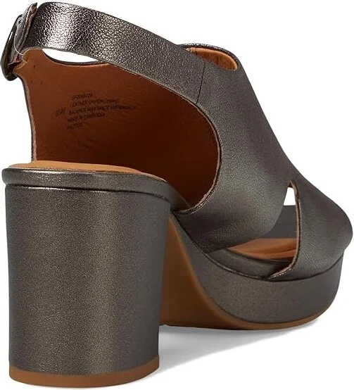 Sofft Liv Women's Sandals Dark Pewter : 6 M (B), Leather - Image 4