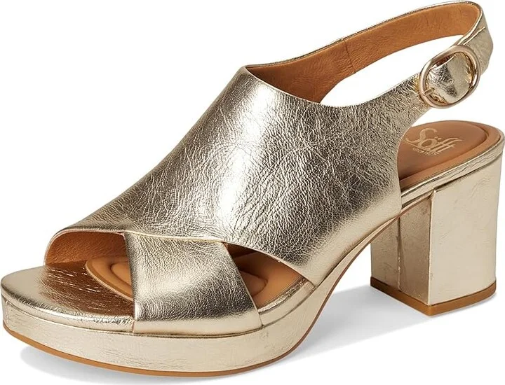 Sofft Liv Women's Sandals Platino : 7 M (B), Leather - Image 5