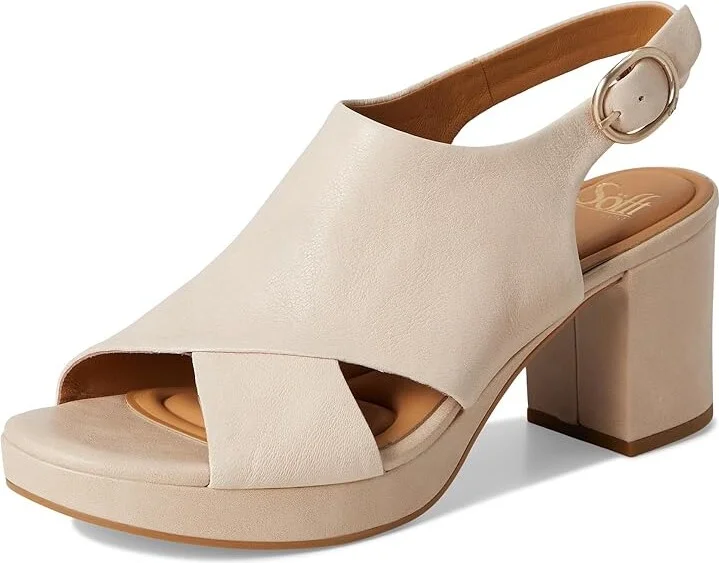 Sofft Liv Women's Sandals Tapioca Grey : 8.5 M (B), Leather - Image 5