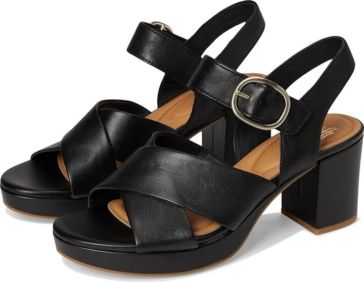 Sofft Lizzie Women's Sandals Black : 8.5 M (B), Leather/Rubber