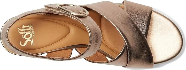 Sofft Lizzie Women's Sandals Light Espresso : 10 M (B), Leather/Rubber - Image 2