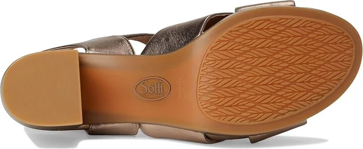 Sofft Lizzie Women's Sandals Light Espresso : 10 M (B), Leather/Rubber - Image 3
