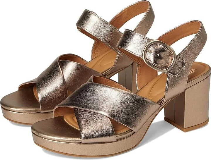 Sofft Lizzie Women's Sandals Light Espresso : 10 M (B), Leather/Rubber