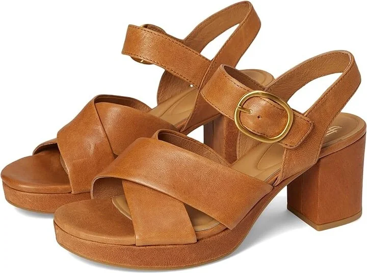 Sofft Lizzie Women's Sandals Luggage : 8.5 M (B), Leather/Rubber