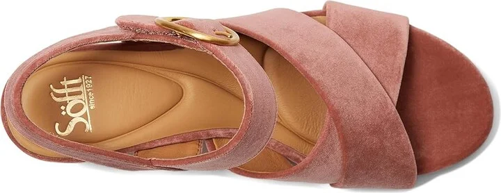 Sofft Lizzie Women's Sandals Rose Velvet : 8.5 M (B), Leather/Rubber - Image 2