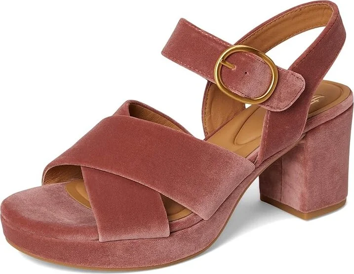 Sofft Lizzie Women's Sandals Rose Velvet : 8.5 M (B), Leather/Rubber - Image 5