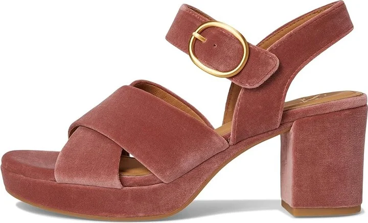 Sofft Lizzie Women's Sandals Rose Velvet : 8.5 M (B), Leather/Rubber - Image 6