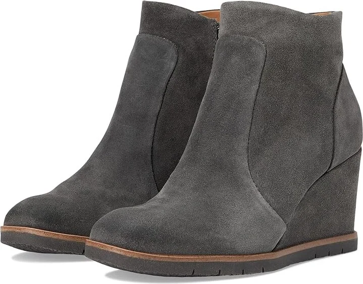 Sofft Maguire Women's Boots Grey : 7.5 M (B), Leather
