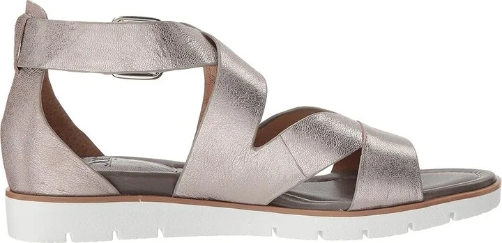 Sofft Mirabelle Women's Sandals Anthracite Grid Metallic : 6 M (B), Leather - Image 8