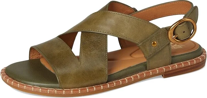Sofft Nadia Women's Sling Back Shoes Hedge Green : 6.5 M (B), Leather - Image 5