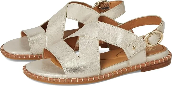 Sofft Nadia Women's Sling Back Shoes Platino : 8.5 M (B), Leather