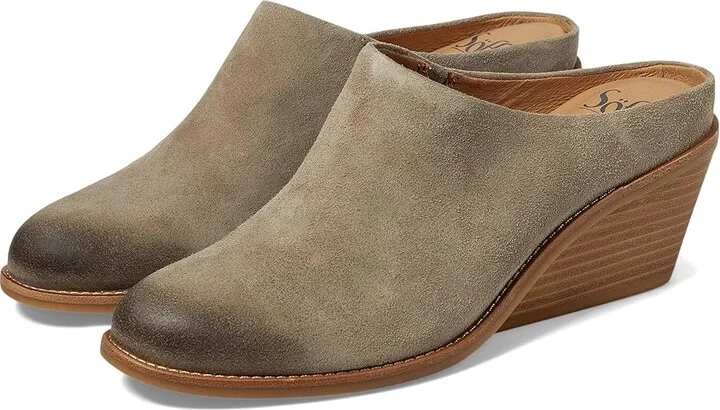 Sofft Nicki Women's Slippers Light Grey : 9.5 M (B), Leather