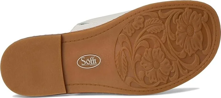 Sofft Noble II Women's Sandals White : 9.5 M (B), Leather - Image 3