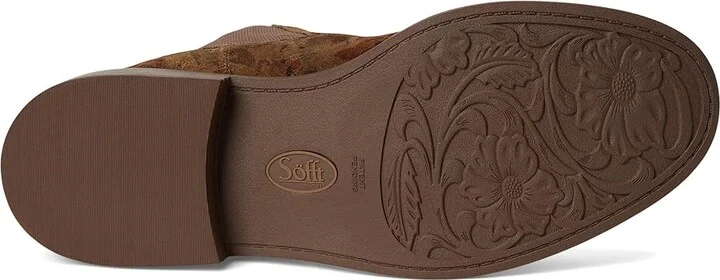 Sofft Pamella Women's Boots Brown Floral : 7.5 M (B), Leather - Image 3