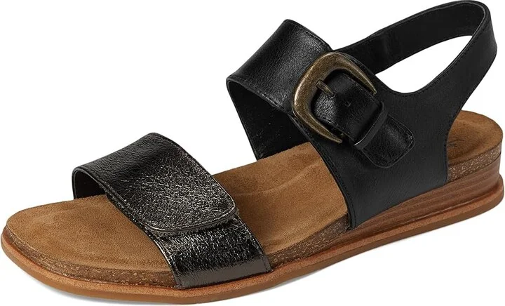 Sofft Peggie Women's Sandals Black/Pewter : 8.5 M (B), Leather - Image 5