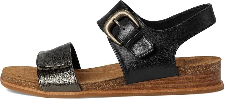 Sofft Peggie Women's Sandals Black/Pewter : 8.5 M (B), Leather - Image 6