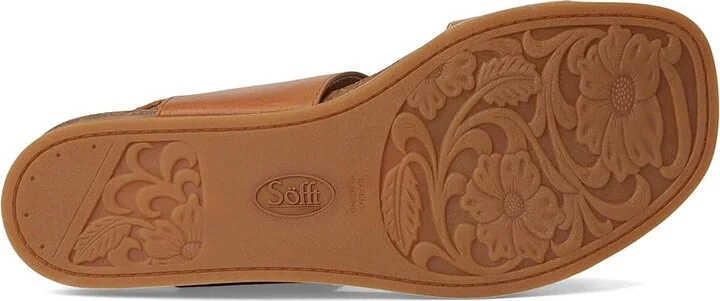 Sofft Peggie Women's Sandals Luggage/Gold : 6 M (B), Leather - Image 3