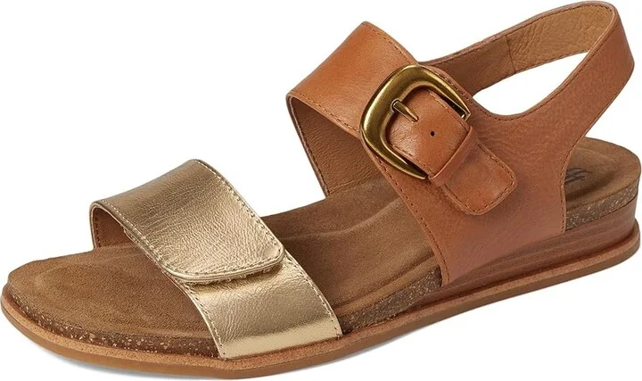 Sofft Peggie Women's Sandals Luggage/Gold : 6 M (B), Leather - Image 5
