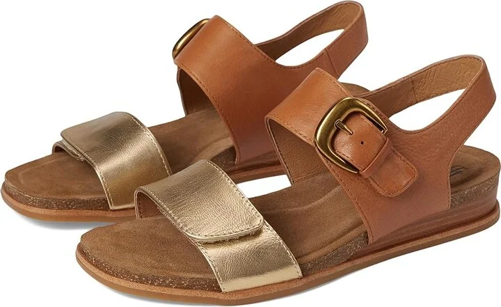 Sofft Peggie Women's Sandals Luggage/Gold : 6 M (B), Leather