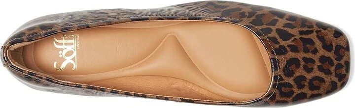 Sofft Poppy Women's Slip on Shoes Taupe Leopard Patent : 11 M (B), Leather - Image 2