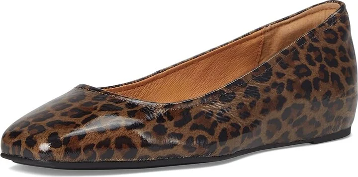 Sofft Poppy Women's Slip on Shoes Taupe Leopard Patent : 11 M (B), Leather - Image 5