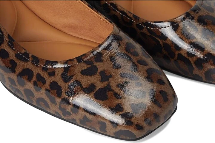 Sofft Poppy Women's Slip on Shoes Taupe Leopard Patent : 11 M (B), Leather - Image 7