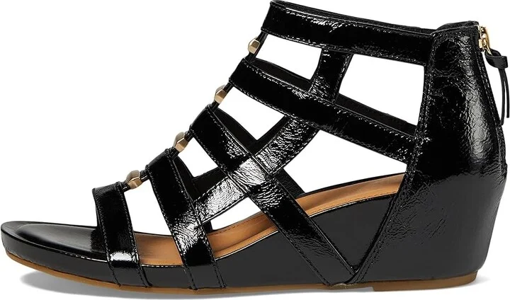Sofft Rio II Women's Shoes Black Crinkle Patent : 6 M (B), Leather - Image 5
