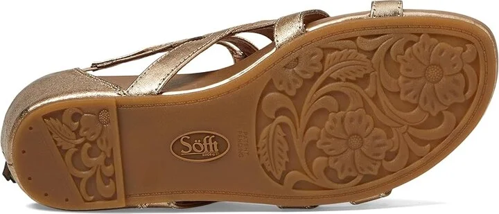 Sofft Rio II Women's Shoes Gold Metallic : 6 M (B), Leather - Image 3
