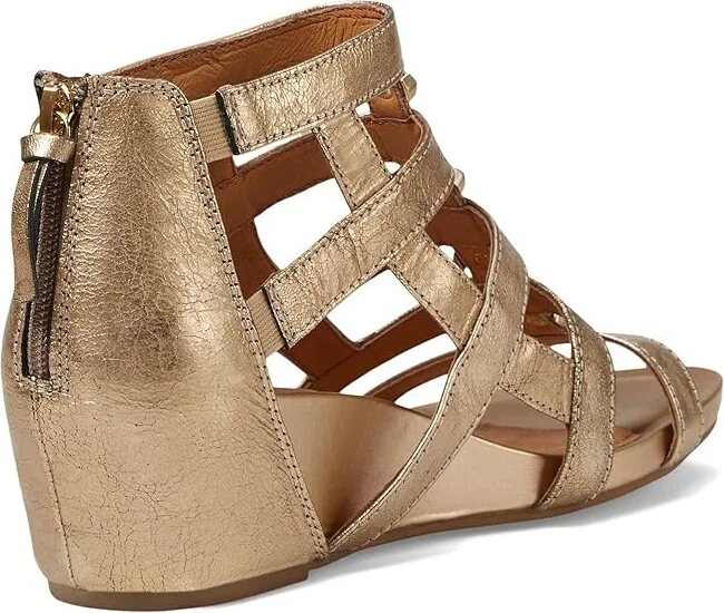 Sofft Rio II Women's Shoes Gold Metallic : 6 M (B), Leather - Image 4